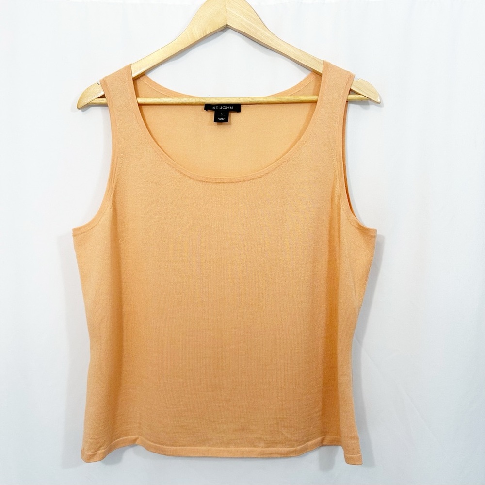 St. John Peach Tank Top